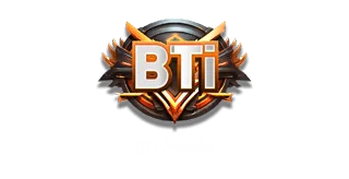 ไทล์เมนูอีสปอร์ตของผู้ให้บริการ BTi เป็นตราสัญลักษณ์สีทอง