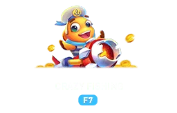 ไทล์เกมตกปลาเป็นภาพปลาการ์ตูนสวมหมวกกัปตัน